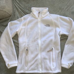 White Northface Fleece